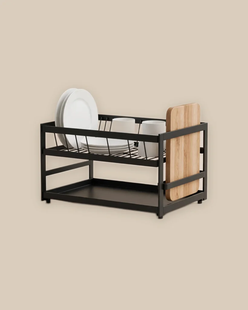 Over-the-Sink Dish Rack Shelf