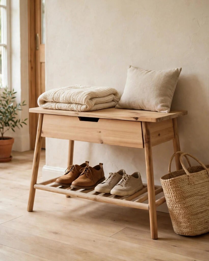 Walnut Entry Bench