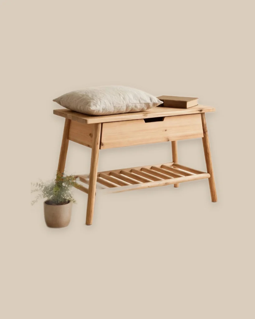 Walnut Entry Bench